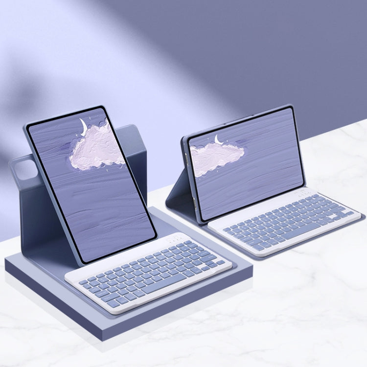 For Xiaomi Redmi Pad SE 11 inch Detachable Keyboard Smart Tablet Leather Case(Purple) - free shipping - PMC TechLife - Order now!