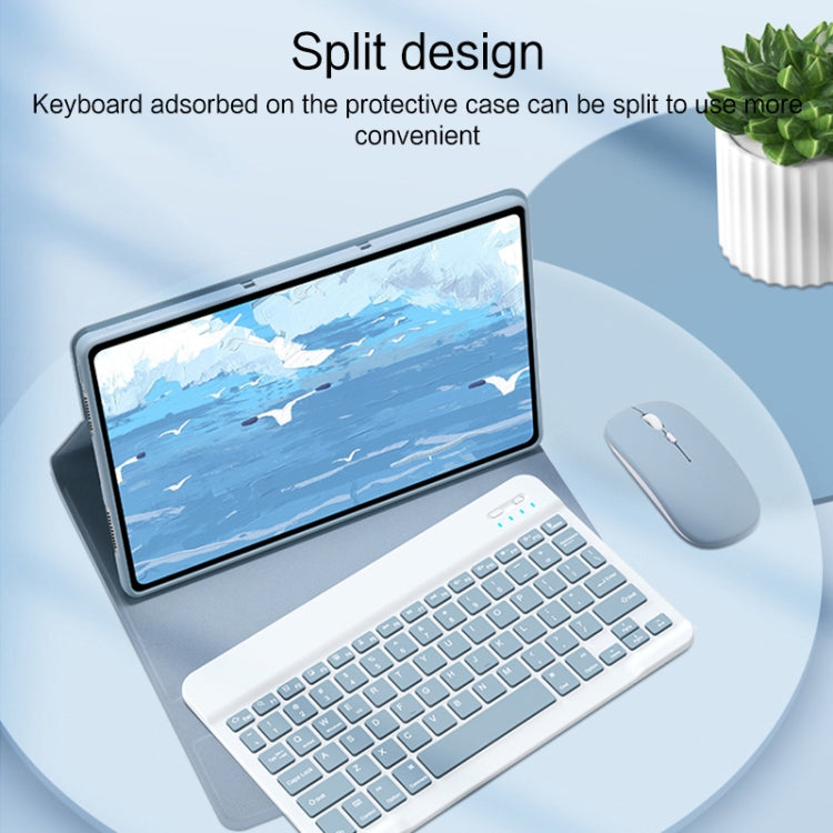 For Xiaomi Redmi Pad SE 11 inch Detachable Keyboard Smart Tablet Leather Case(Blue) - Others Keyboard by PMC TechLife | Online Shopping South Africa | PMC TechLife | Buy Now Pay Later Mobicred