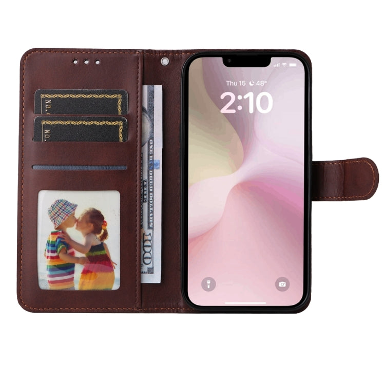 For iPhone 16e Classic Calf Texture Flip Leather Phone Case(Brown) - free shipping - PMC TechLife - Order now!