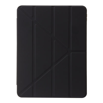 For iPad Pro 13 2024 Clear Acrylic Deformation Leather Tablet Case(Black) - iPad Pro 13 2024 Cases by PMC Jewellery | Online Shopping South Africa | PMC Jewellery | Buy Now Pay Later Mobicred