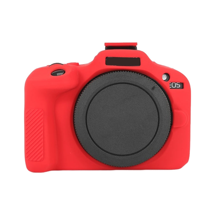 For Canon EOS R100 Glossy Soft Silicone Protective Case(Red) - Protective Case by PMC TechLife | Online Shopping South Africa | PMC TechLife | Buy Now Pay Later Mobicred