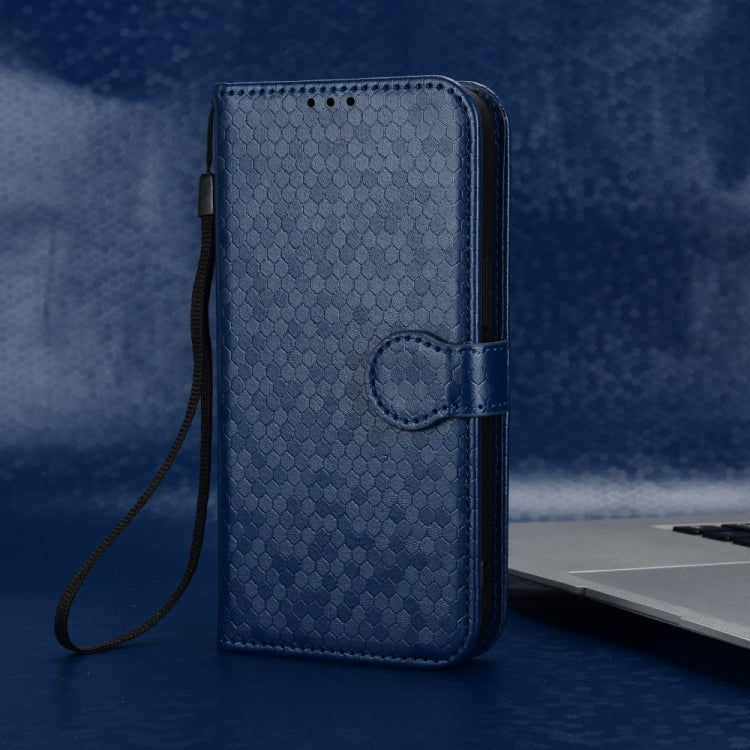 For Huawei Pura 70 Ultra Honeycomb Dot Texture Leather Phone Case(Blue) - Huawei Cases by PMC Jewellery | Online Shopping South Africa | PMC Jewellery | Buy Now Pay Later Mobicred