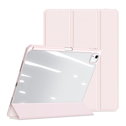 For iPad Air 13 2024 / Pro 12.9 DUX DUCIS TOBY Series Antiskid Leather Tablet Case with Sleep / Wake-up Function(Pink) - iPad Air 13 2024 Cases by DUX DUCIS | Online Shopping South Africa | PMC Jewellery | Buy Now Pay Later Mobicred