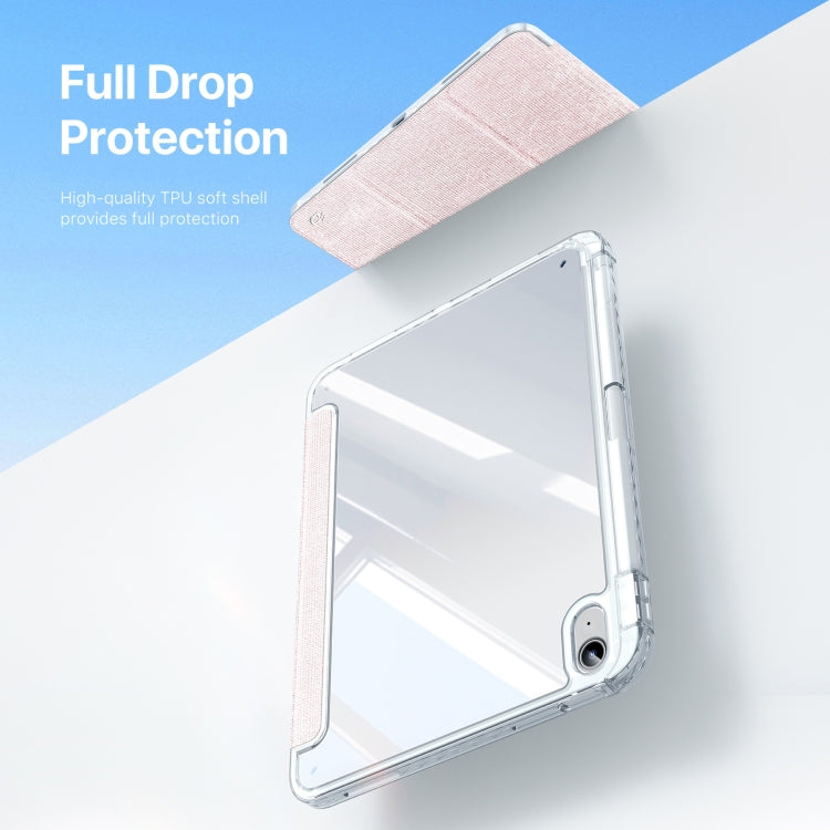 For iPad 10th Gen 10.9 2022 DUX DUCIS Unid Series PU+TPU Smart Tablet Case(Pink) - iPad 10th Gen 10.9 Cases by DUX DUCIS | Online Shopping South Africa | PMC Jewellery | Buy Now Pay Later Mobicred