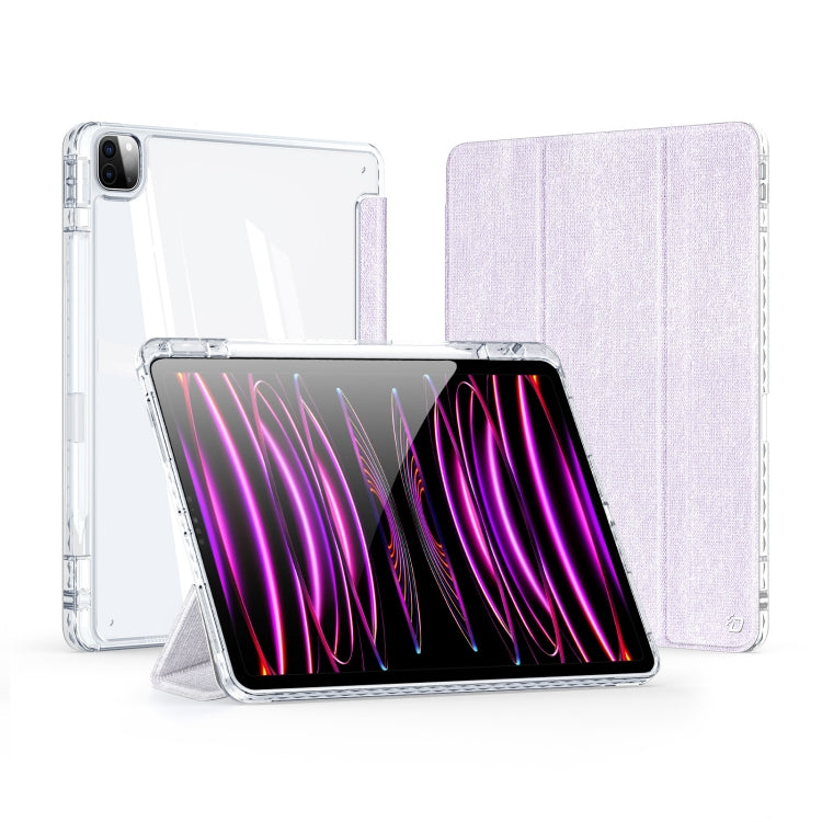 For iPad Pro 11 2020/2021/2022 DUX DUCIS Unid Series PU+TPU Smart Tablet Case(Purple) - iPad Pro 11 (2022/2021) Cases by DUX DUCIS | Online Shopping South Africa | PMC Jewellery | Buy Now Pay Later Mobicred