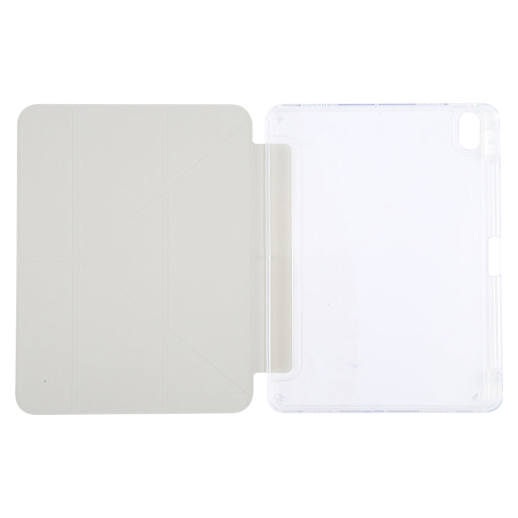 For iPad 2025 / 2022 GEBEI Deformation Leather Tablet Case(Grey) - free shipping - PMc TechLife - Order now!