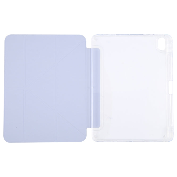 For iPad Pro 11 2022 GEBEI Deformation Leather Tablet Case(Purple) - free shipping - PMc TechLife - Order now!