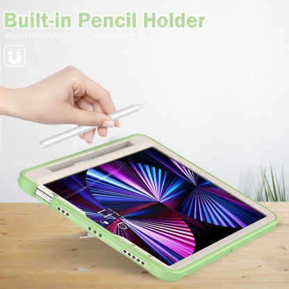 For iPad Air 11 2024 Spider Wheel Silicone Hybrid PC Tablet Case(Matcha Green) - iPad Air 11 2024 Cases by PMC Jewellery | Online Shopping South Africa | PMC Jewellery | Buy Now Pay Later Mobicred