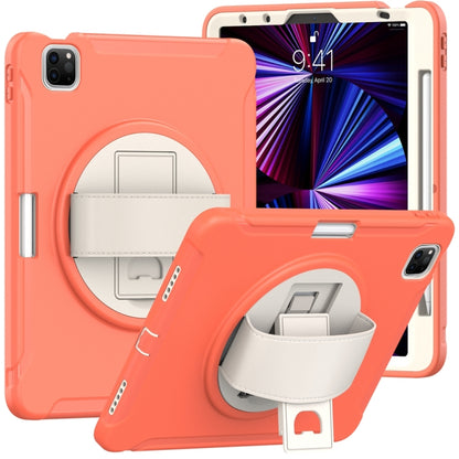 For iPad Air 11 2024 / Air 11 2025 Spider Wheel Silicone Hybrid PC Tablet Case(Coral Orange) - iPad Air 11 2025 / 2024 Cases by PMC Jewellery | Online Shopping South Africa | PMC Jewellery | Buy Now Pay Later Mobicred