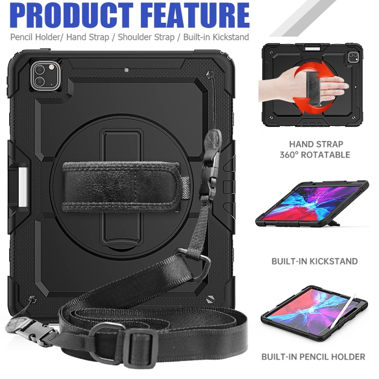 For iPad Pro 13 2024 Silicone Hybrid PC Tablet Protective Case(Black) - iPad Pro 13 2024 Cases by PMC TechLife | Online Shopping South Africa | PMC TechLife | Buy Now Pay Later Mobicred