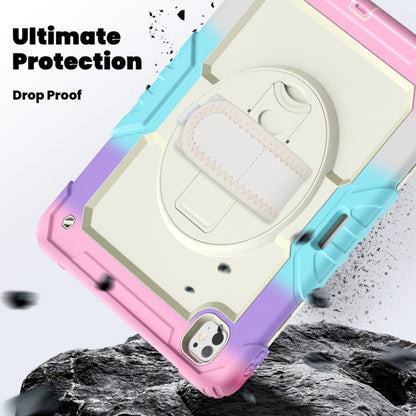 For iPad Pro 13 2024 Silicone + PC Tablet Protective Case(Rainbow Pink) - iPad Pro 13 2024 Cases by PMC Jewellery | Online Shopping South Africa | PMC Jewellery | Buy Now Pay Later Mobicred