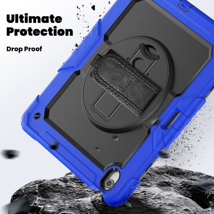 For iPad Air 13 2024 Silicone + PC Tablet Protective Case(Black+Dark Blue) - iPad Air 13 2024 Cases by PMC TechLife | Online Shopping South Africa | PMC TechLife | Buy Now Pay Later Mobicred