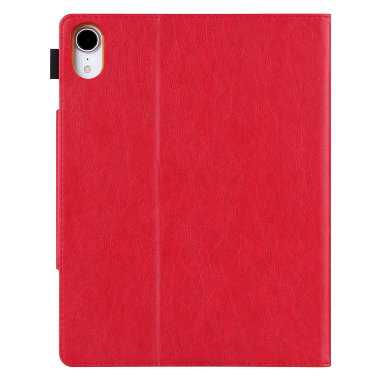 For iPad Pro 13 2024 Solid Color Metal Buckle Leather Smart Tablet Case(Red) - iPad Pro 13 2024 Cases by PMC Jewellery | Online Shopping South Africa | PMC Jewellery | Buy Now Pay Later Mobicred