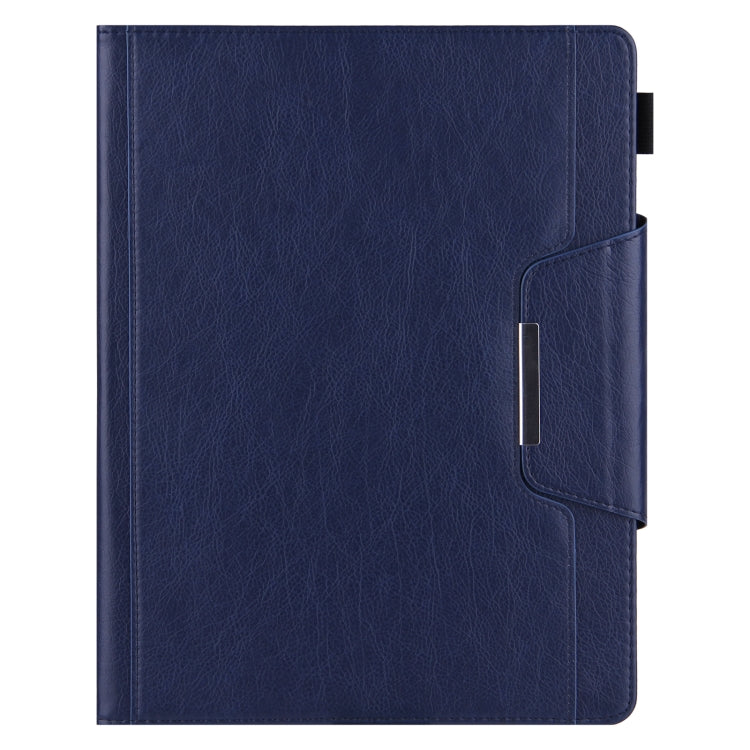 For iPad Pro 11 2024 Solid Color Metal Buckle Leather Smart Tablet Case(Royal Blue) - iPad Pro 11 2024 Cases by PMC Jewellery | Online Shopping South Africa | PMC Jewellery | Buy Now Pay Later Mobicred