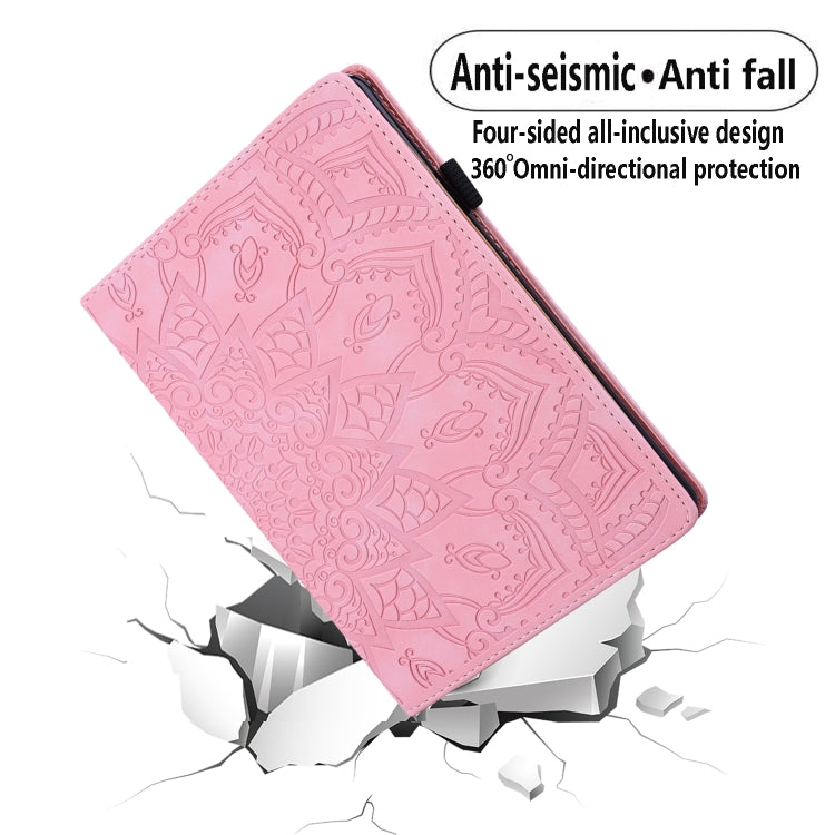 For iPad Pro 13 2024 Calf Texture Embossed Leather Tablet Case(Pink) - iPad Pro 13 2024 Cases by PMC TechLife | Online Shopping South Africa | PMC TechLife | Buy Now Pay Later Mobicred