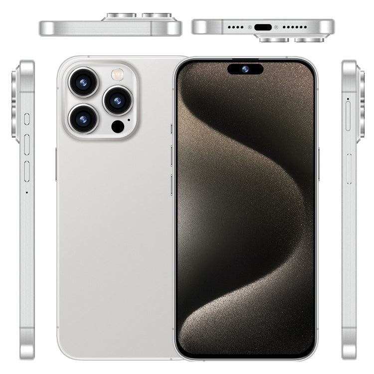 i15 Pro Max / Q5A, 6GB+128GB, 6.5 inch Screen, Face Identification, Android 10 MTK6762 Octa Core, OTG, NFC, Network: 4G, Dual SIM(Titanium White) -  by PMC TechLife | Online Shopping South Africa | PMC TechLife