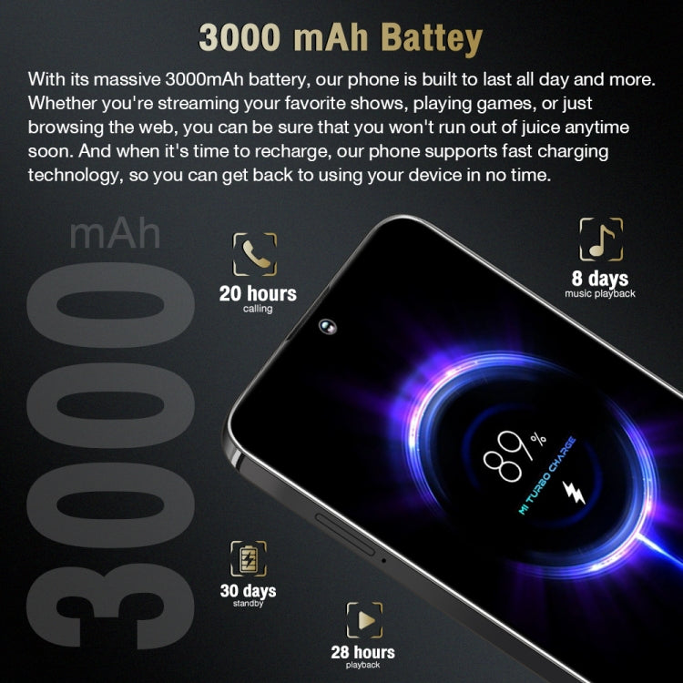 S24 Ultra / C24, 2GB+16GB, 6.8 inch Screen, Android 8.1 7731E Quad Core, Network: 3G, OTG, Dual SIM(Black) -  by PMC TechLife | Online Shopping South Africa | PMC TechLife