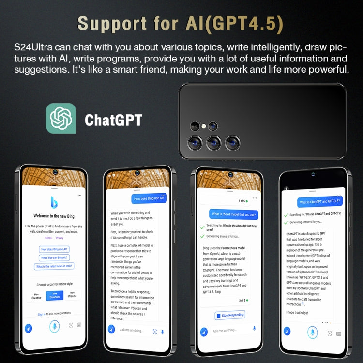 S24 Ultra / C24, 2GB+16GB, 6.8 inch Screen, Android 8.1 7731E Quad Core, Network: 3G, OTG, Dual SIM(Black) -  by PMC TechLife | Online Shopping South Africa | PMC TechLife