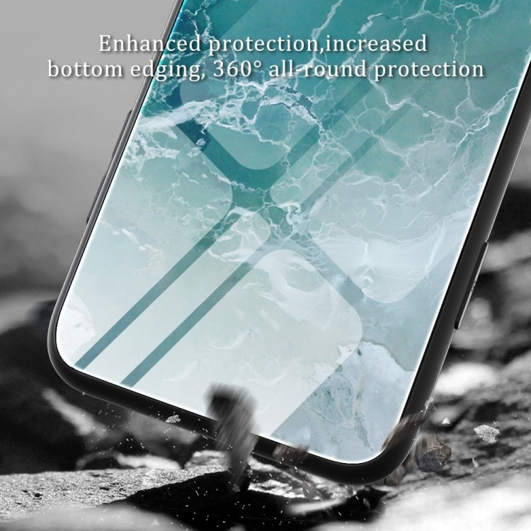 For Huawei Pura 70 Ultra Marble Pattern Glass Protective Phone Case(Water Waves) - free shipping - PMC Jewellery - Order now!