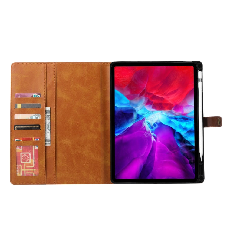 For iPad Pro 11 2024 Calf Texture Double Fold Clasp Horizontal Flip Leather Smart Tablet Case(Red) - iPad Pro 11 2024 Cases by PMC TechLife | Online Shopping South Africa | PMC TechLife | Buy Now Pay Later Mobicred