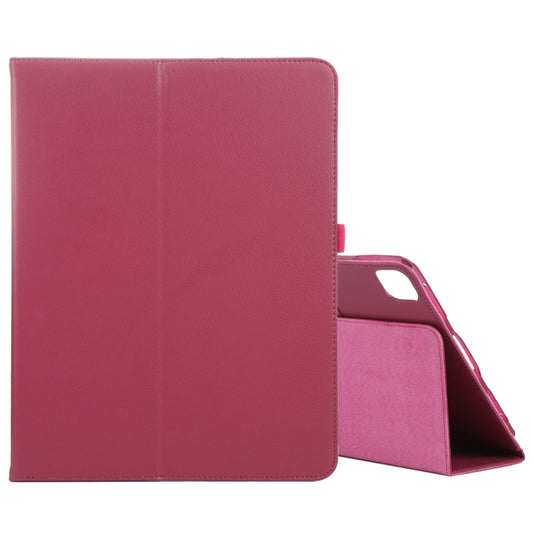 For iPad Air 11 2025 / 2024 Litchi Texture Solid Color Leather Tablet Case(Rose Red) - iPad Air 11 2025 / 2024 Cases by PMC Jewellery | Online Shopping South Africa | PMC Jewellery | Buy Now Pay Later Mobicred