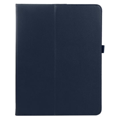 For iPad Air 11 2024 Litchi Texture Solid Color Leather Tablet Case(Dark Blue) - iPad Air 11 2024 Cases by PMC Jewellery | Online Shopping South Africa | PMC Jewellery | Buy Now Pay Later Mobicred