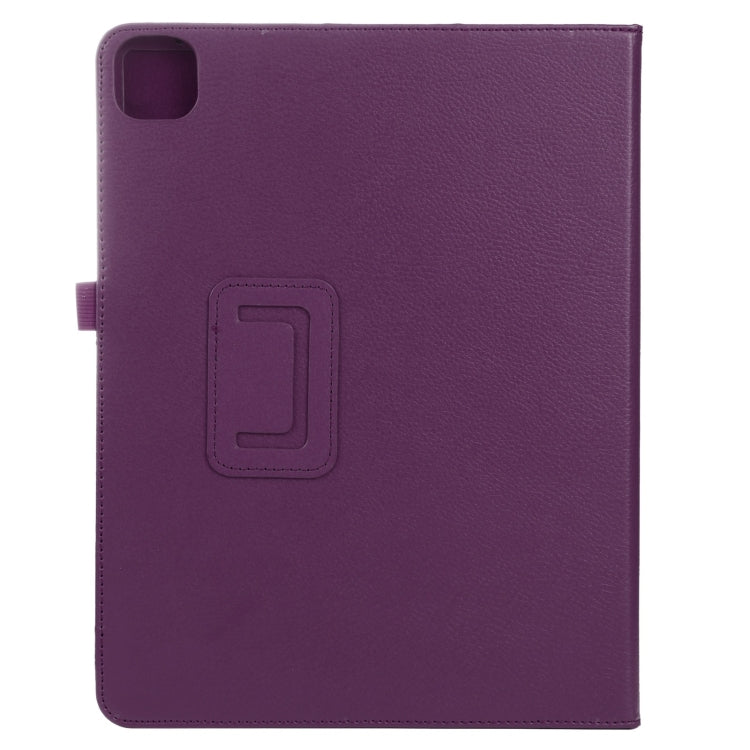 For iPad Air 11 2024 Litchi Texture Solid Color Leather Tablet Case(Purple) - iPad Air 11 2024 Cases by PMC Jewellery | Online Shopping South Africa | PMC Jewellery | Buy Now Pay Later Mobicred