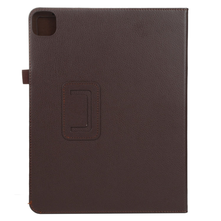 For iPad Pro 11 2024 Litchi Texture Solid Color Leather Tablet Case(Brown) - iPad Pro 11 2024 Cases by PMC Jewellery | Online Shopping South Africa | PMC Jewellery | Buy Now Pay Later Mobicred