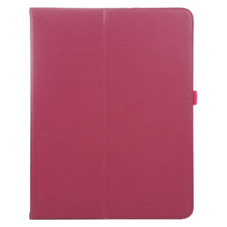 For iPad Pro 13 2024 Litchi Texture Solid Color Leather Tablet Case(Rose Red) - iPad Pro 13 2024 Cases by PMC Jewellery | Online Shopping South Africa | PMC Jewellery | Buy Now Pay Later Mobicred