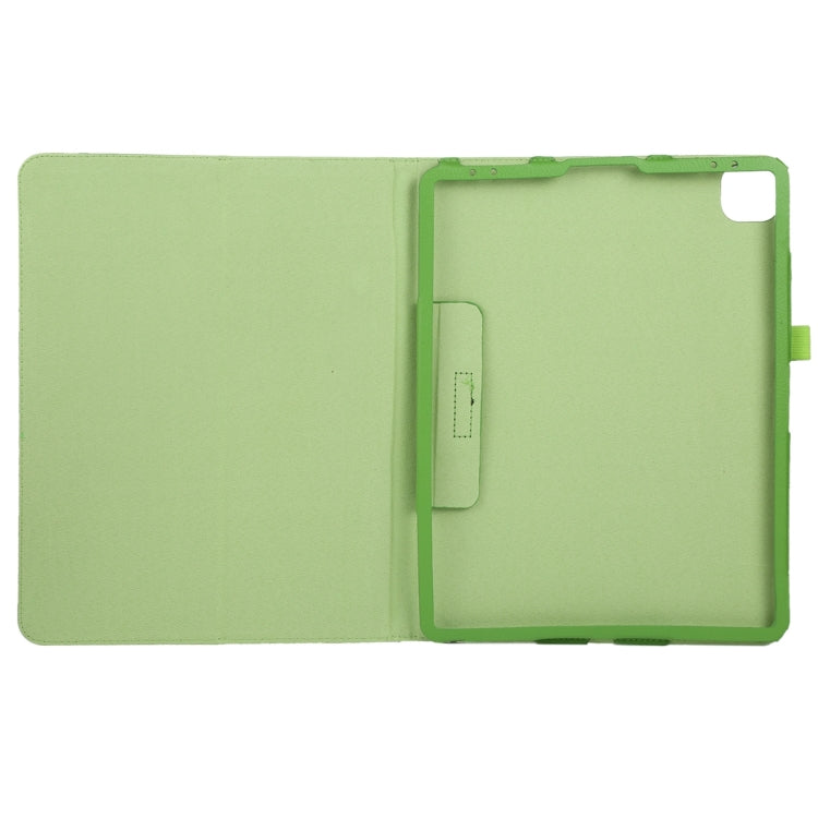 For iPad Pro 13 2024 Litchi Texture Solid Color Leather Tablet Case(Green) - iPad Pro 13 2024 Cases by PMC Jewellery | Online Shopping South Africa | PMC Jewellery | Buy Now Pay Later Mobicred