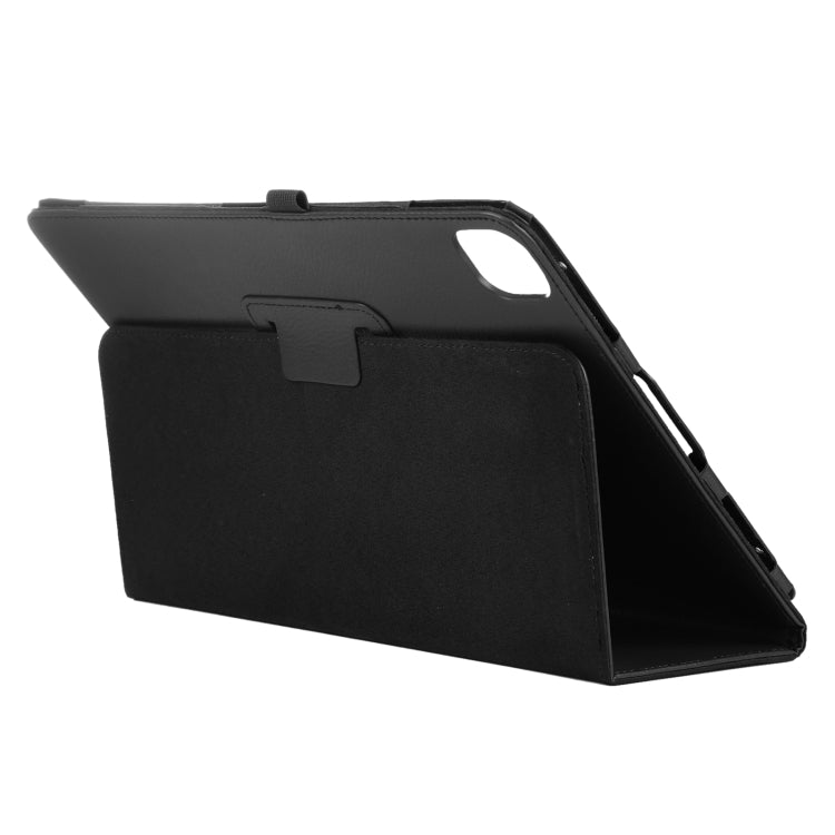 For iPad Pro 13 2024 Litchi Texture Solid Color Leather Tablet Case(Black) - iPad Pro 13 2024 Cases by PMC TechLife | Online Shopping South Africa | PMC TechLife | Buy Now Pay Later Mobicred