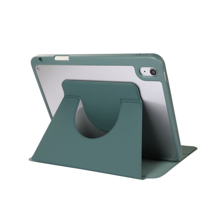 For iPad Pro 11 2024 2 in 1 Acrylic Split Rotating Leather Tablet Case(Pine Needle Green) - iPad Pro 11 2024 Cases by PMC TechLife | Online Shopping South Africa | PMC TechLife | Buy Now Pay Later Mobicred
