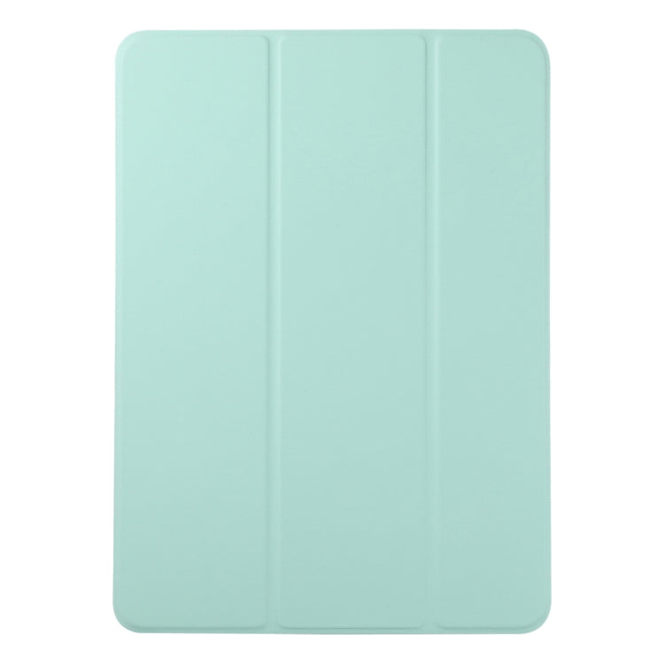 For iPad Pro 13 2024 Double-sided Clip Non-buckle Magnetic PU Smart Tablet Case(Light Green) - iPad Air 13 2024 Cases by PMC Jewellery | Online Shopping South Africa | PMC Jewellery | Buy Now Pay Later Mobicred