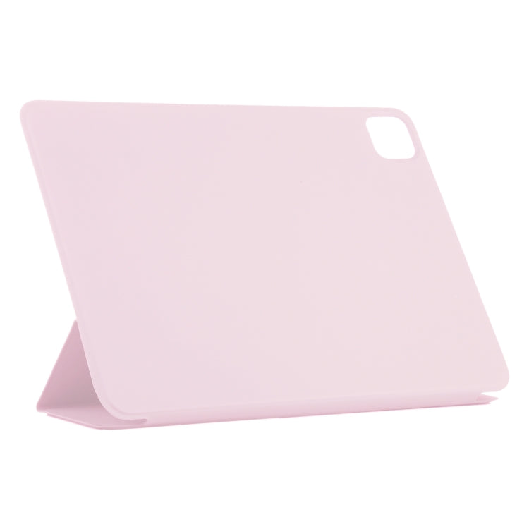 For iPad Pro 11 2024 Double-sided Clip Non-buckle Magnetic PU Smart Tablet Case(Pink) - iPad Pro 11 2024 Cases by PMC Jewellery | Online Shopping South Africa | PMC Jewellery | Buy Now Pay Later Mobicred