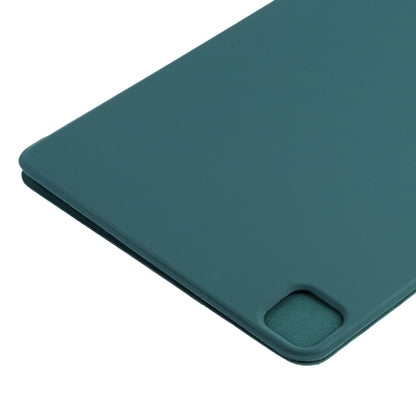 For iPad Pro 11 2024 Double-sided Clip Non-buckle Magnetic PU Smart Tablet Case(Dark Green) - iPad Pro 11 2024 Cases by PMC Jewellery | Online Shopping South Africa | PMC Jewellery | Buy Now Pay Later Mobicred