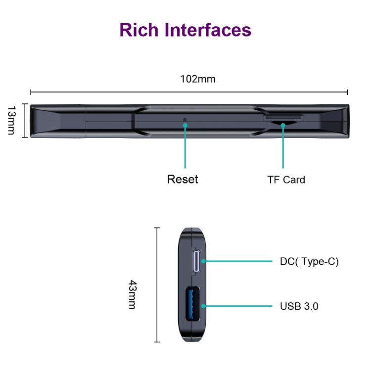 HK1 RBOX D8 RK3528 Android 13.0 Quad Core 8K HD Wifi6 Bluetooth TV Stick, RAM:2GB+16GB(AU Plug) - Android TV Sticks by PMC Jewellery | Online Shopping South Africa | PMC Jewellery | Buy Now Pay Later Mobicred