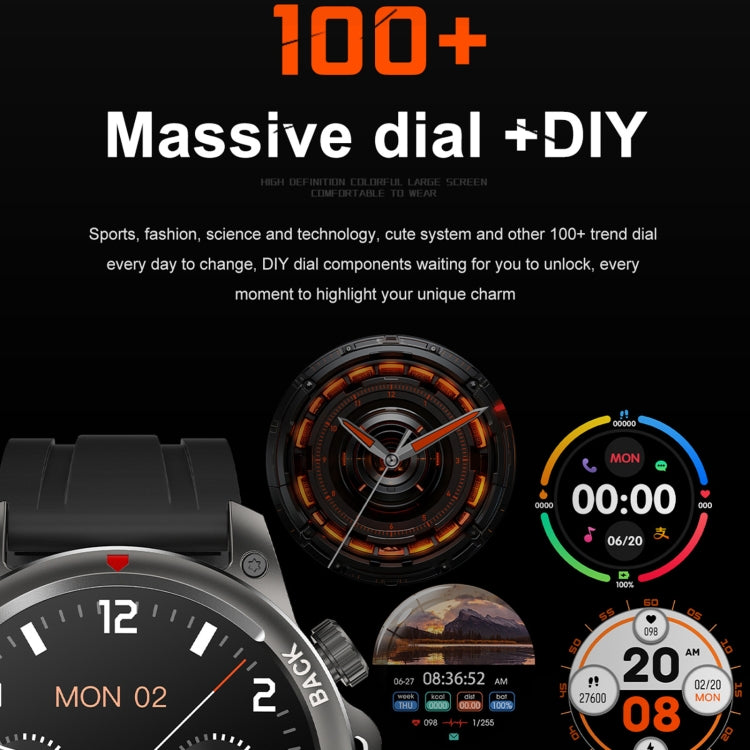 DK68 1.53 inch IP67 BT 5.0 Fitness Sport Smart Watch, Support LED Flashlight / Bluetooth Call / Sleep / Blood Oxygen / Heart Rate / Blood Pressure Health Monitor(Black) - Smart Watches by PMC Jewellery | Online Shopping South Africa | PMC Jewellery | Buy Now Pay Later Mobicred