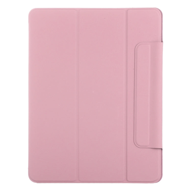 For iPad Pro 13 2024 Double-sided Clip Fixed Buckle Magnetic PU Leather Smart Tablet Case(Light Pink) - iPad Pro 13 2024 Cases by PMC Jewellery | Online Shopping South Africa | PMC Jewellery | Buy Now Pay Later Mobicred