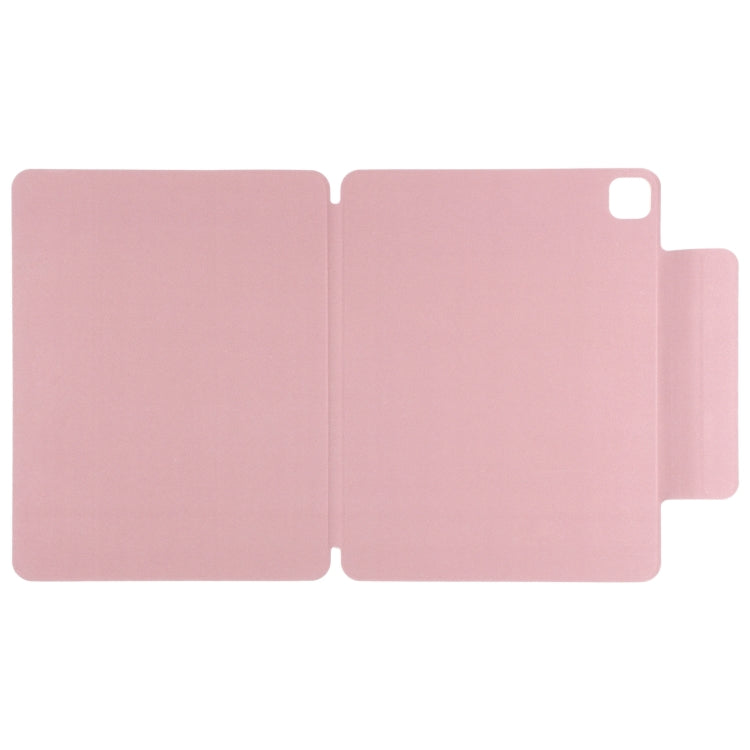 For iPad Pro 13 2024 Double-sided Clip Fixed Buckle Magnetic PU Leather Smart Tablet Case(Light Pink) - iPad Pro 13 2024 Cases by PMC Jewellery | Online Shopping South Africa | PMC Jewellery | Buy Now Pay Later Mobicred