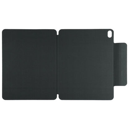 For iPad Air 11 2024 Double-sided Clip Fixed Buckle Magnetic PU Leather Smart Tablet Case(Black) - iPad Air 11 2024 Cases by PMC Jewellery | Online Shopping South Africa | PMC Jewellery | Buy Now Pay Later Mobicred