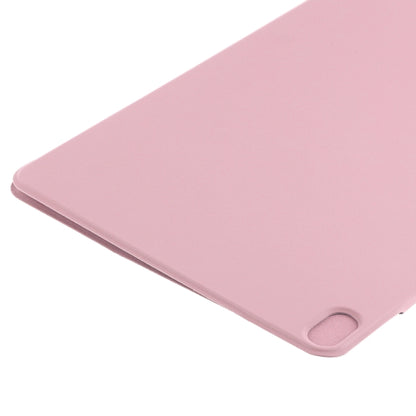 For iPad Air 11 2024 Double-sided Clip Fixed Buckle Magnetic PU Leather Smart Tablet Case(Light Pink) - iPad Air 11 2024 Cases by PMC Jewellery | Online Shopping South Africa | PMC Jewellery | Buy Now Pay Later Mobicred