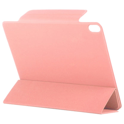 For iPad Air 11 2024 Double-sided Clip Fixed Buckle Magnetic PU Leather Smart Tablet Case(Pink) - iPad Air 11 2024 Cases by PMC Jewellery | Online Shopping South Africa | PMC Jewellery | Buy Now Pay Later Mobicred