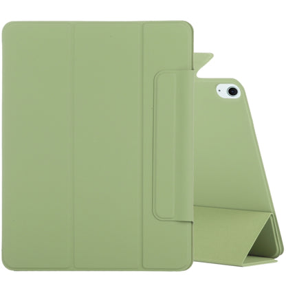 For iPad Air 11 2024 Double-sided Clip Fixed Buckle Magnetic PU Leather Smart Tablet Case(Grass Green) - iPad Air 11 2024 Cases by PMC Jewellery | Online Shopping South Africa | PMC Jewellery | Buy Now Pay Later Mobicred