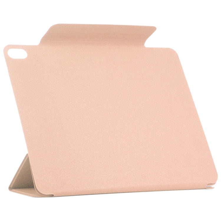 For iPad Air 11 2025 / 2024 Double-sided Clip Fixed Buckle Magnetic PU Leather Smart Tablet Case(Gold) - iPad Air 11 2025 / 2024 Cases by PMC TechLife | Online Shopping South Africa | PMC TechLife | Buy Now Pay Later Mobicred