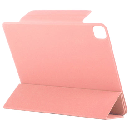 For iPad Pro 11 2024 Double-sided Clip Fixed Buckle Magnetic PU Leather Smart Tablet Case(Pink) - iPad Pro 11 2024 Cases by PMC Jewellery | Online Shopping South Africa | PMC Jewellery | Buy Now Pay Later Mobicred