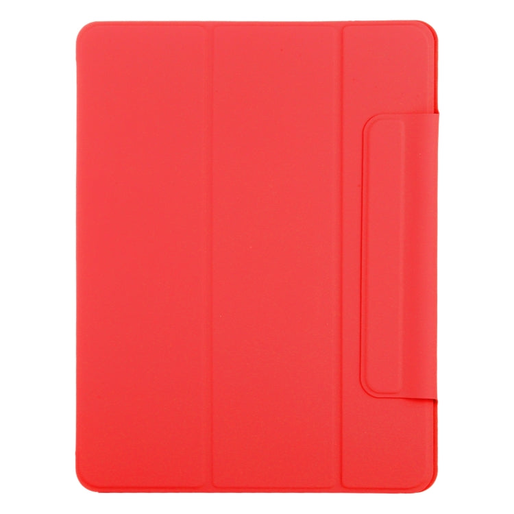 For iPad Pro 11 2024 Double-sided Clip Fixed Buckle Magnetic PU Leather Smart Tablet Case(Red) - iPad Pro 11 2024 Cases by PMC Jewellery | Online Shopping South Africa | PMC Jewellery | Buy Now Pay Later Mobicred