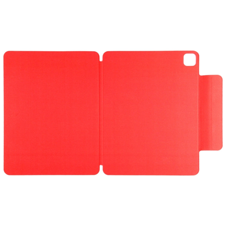 For iPad Pro 11 2024 Double-sided Clip Fixed Buckle Magnetic PU Leather Smart Tablet Case(Red) - iPad Pro 11 2024 Cases by PMC Jewellery | Online Shopping South Africa | PMC Jewellery | Buy Now Pay Later Mobicred