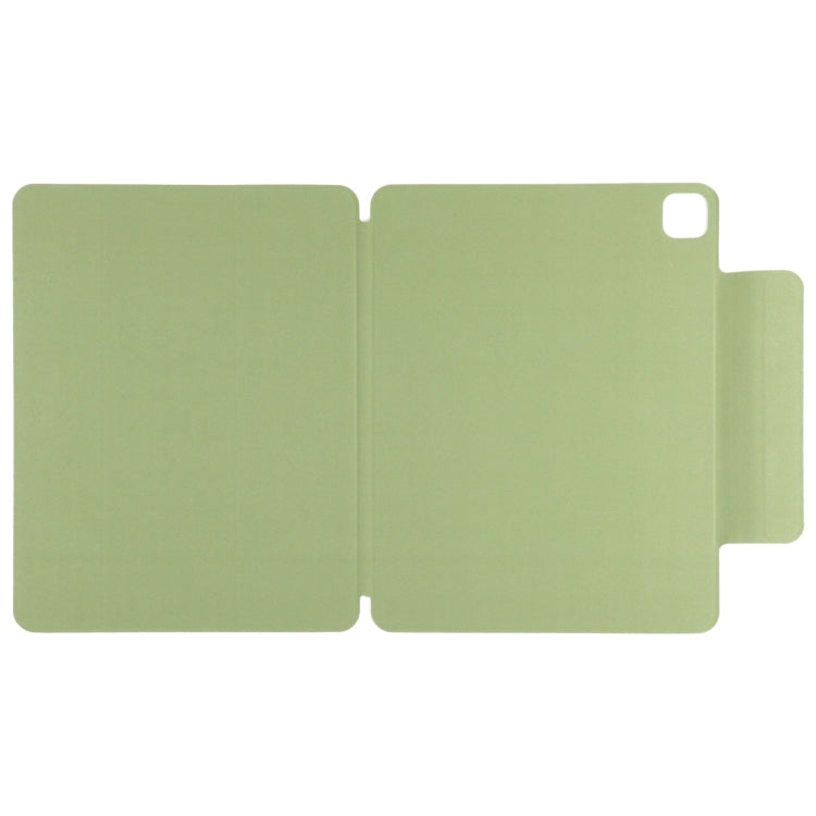 For iPad Pro 11 2024 Double-sided Clip Fixed Buckle Magnetic PU Leather Smart Tablet Case(Grass Green) - iPad Pro 11 2024 Cases by PMC Jewellery | Online Shopping South Africa | PMC Jewellery | Buy Now Pay Later Mobicred