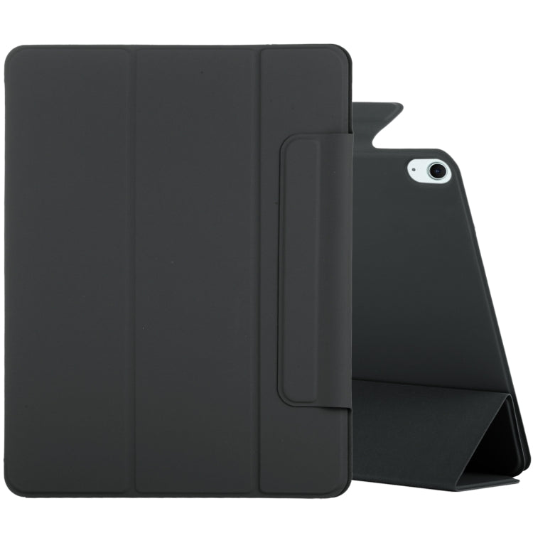 For iPad Air 13 2024 Double-sided Clip Fixed Buckle Magnetic PU Leather Smart Tablet Case(Black) - iPad Air 13 2024 Cases by PMC Jewellery | Online Shopping South Africa | PMC Jewellery | Buy Now Pay Later Mobicred