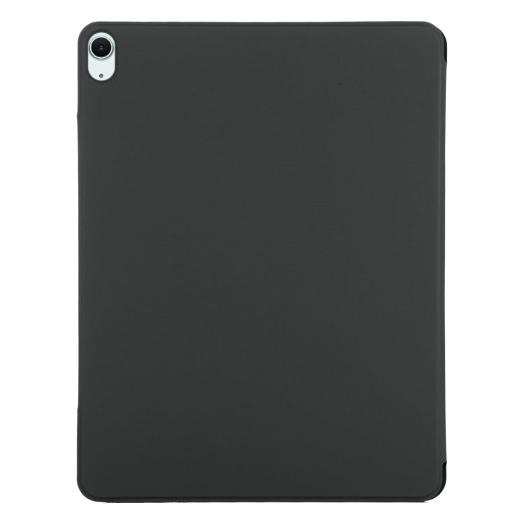 For iPad Air 13 2025 / 2024 Double-sided Clip Fixed Buckle Magnetic PU Leather Smart Tablet Case(Black) - iPad Air 13 2025 / 2024 Cases by PMC Jewellery | Online Shopping South Africa | PMC Jewellery | Buy Now Pay Later Mobicred